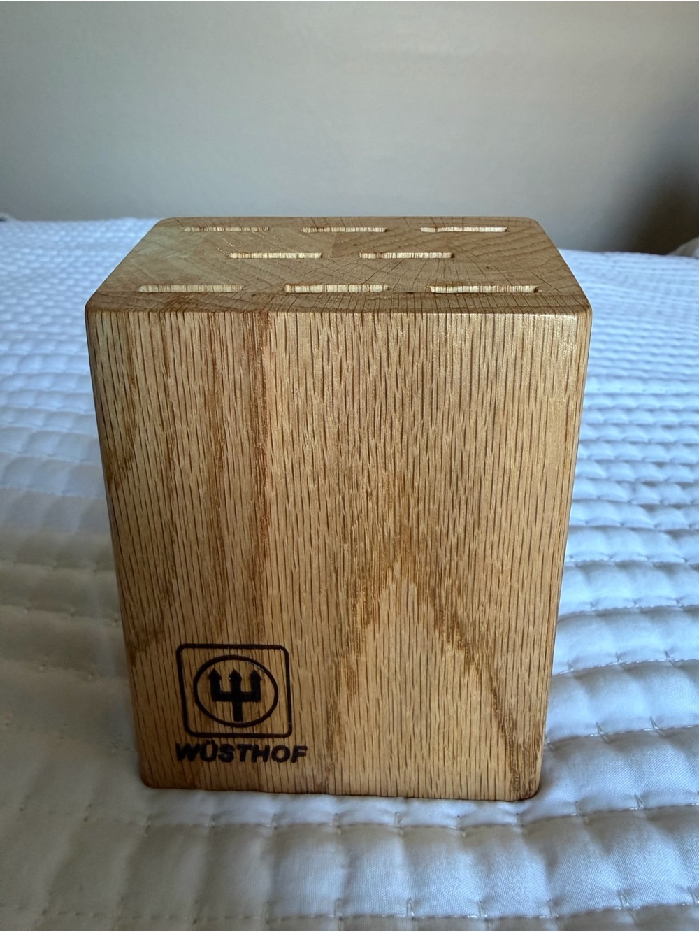 Wusthof Natural Oak Knife Block - Light Brown Wood